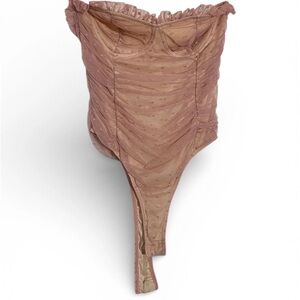 L6 STRAPLESS BODYSUIT LINGERIE- SMALL